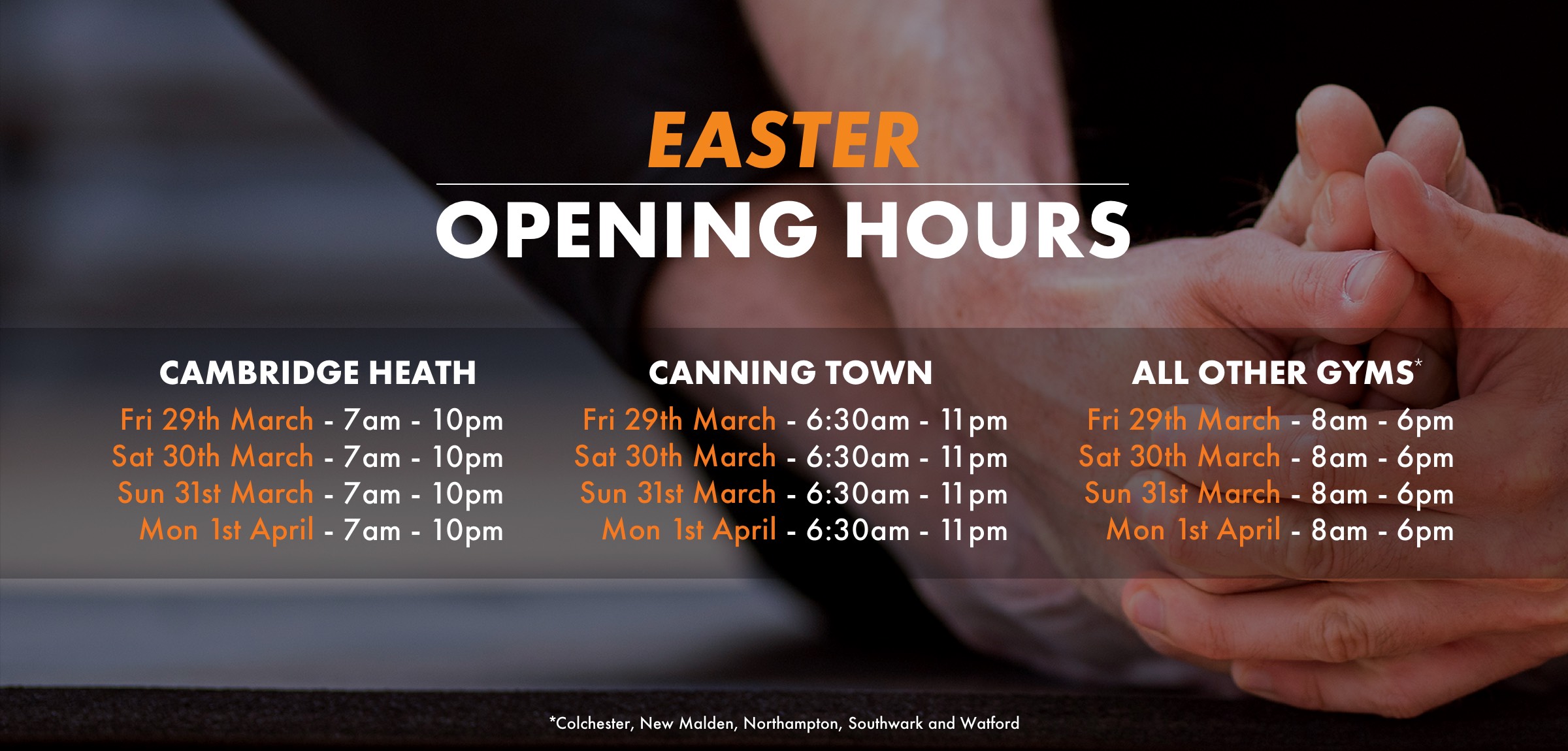 Fitness4Less Gym Opening Hours Easter 2024