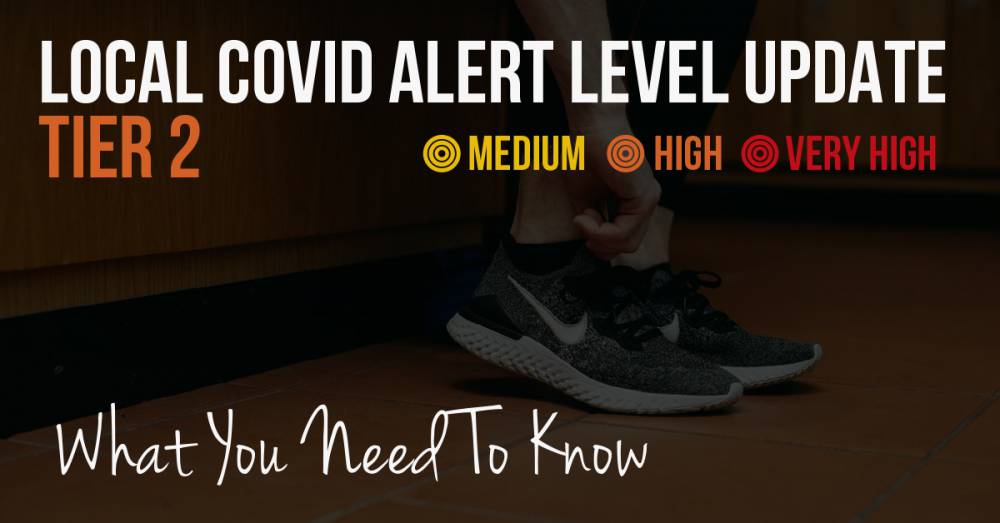Tier 2 COVID Alert Level UPDATE - What You Need To Know