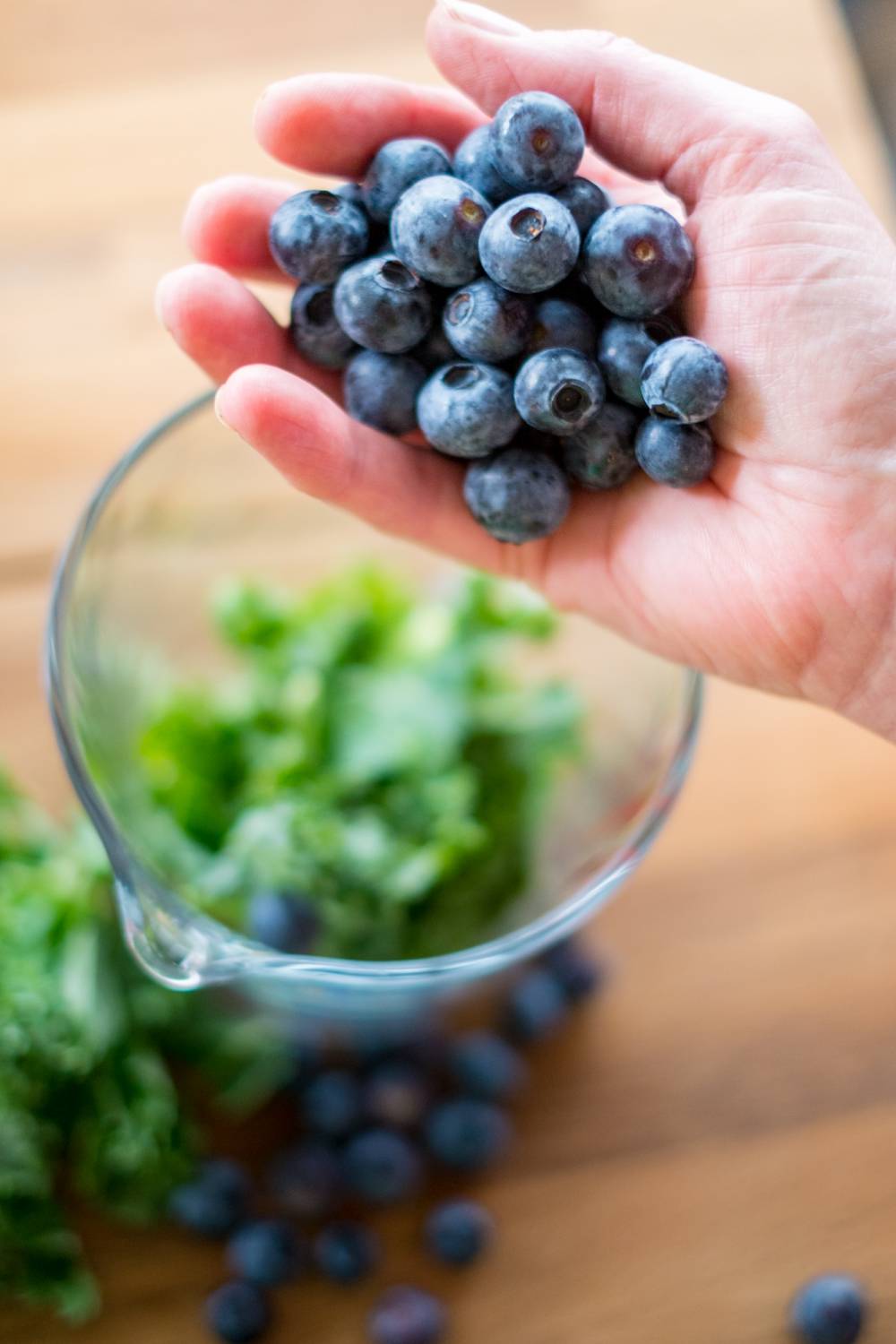 Super Food Packed Smoothie - Kale And Blueberry