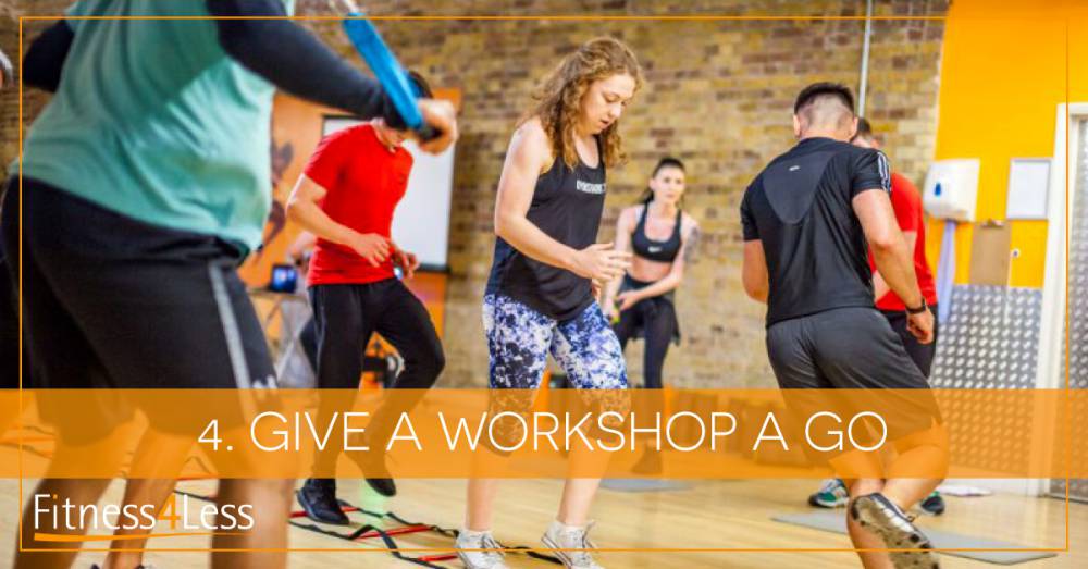 TASK 4: Book a Workshop As Part of the Join, Like, Learn Fitness Challenge